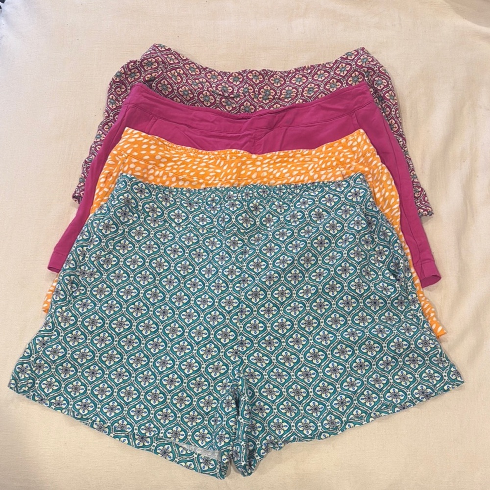 Patterned Women's Shorts Set - Multicolor - image 1
